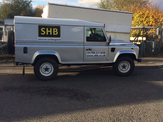 land rover 110 hard top rental