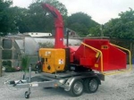 Woodchipper TP200 DHM trailer